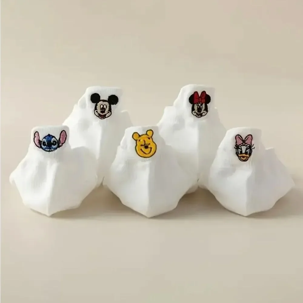 Mickey Mouse & Friends Socks 5 Pair Ankle Socks